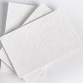 Wood pulp paper painting sponge art set with heart, round, and square shapes plus fountain pens