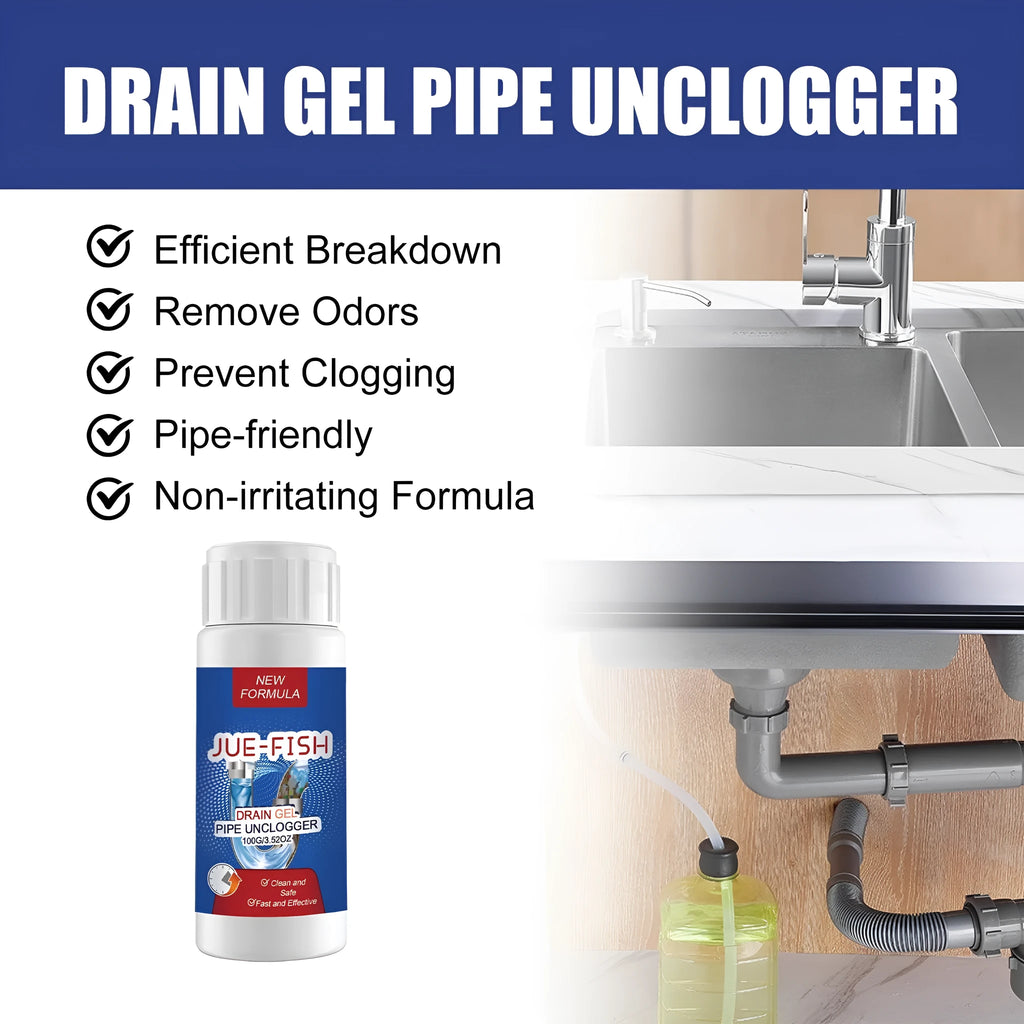 100g pipe dredge agent bottle for sewer and toilet odour cleaning and blockage dissolution