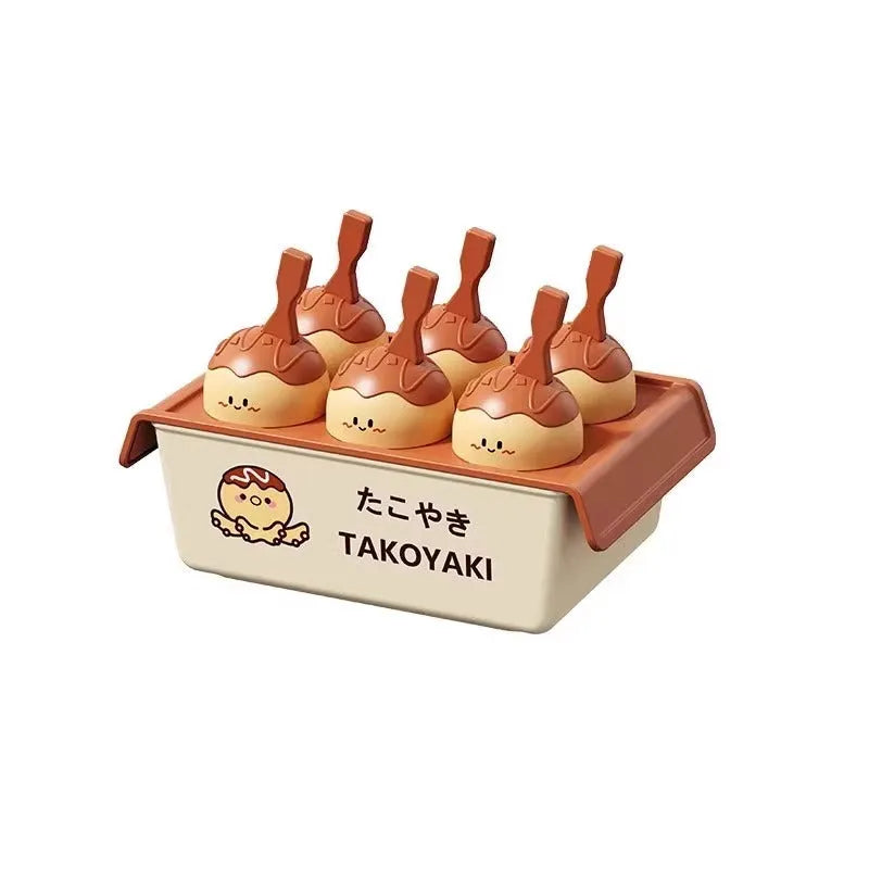 Plastic octopus balls ice cream mould for making takoyaki-style frozen desserts