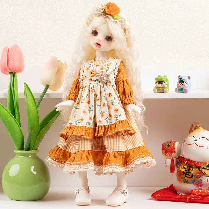 French Entry Lux Wind doll clothes in one of ten colour patterns for 7-14 year old dolls