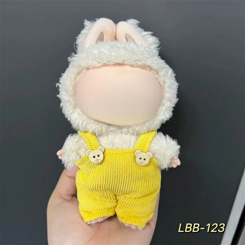 Plastic doll clothes costume for a 17cm tall vinyl figurine or action figure.