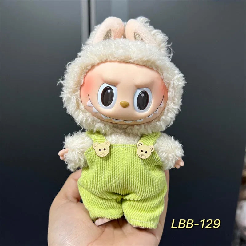 Plastic doll clothes costume for a 17cm tall vinyl figurine or action figure.
