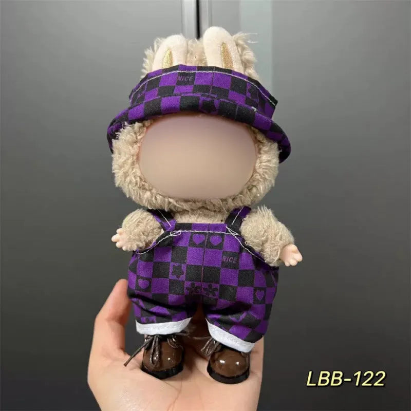 Plastic doll clothes costume for a 17cm tall vinyl figurine or action figure.