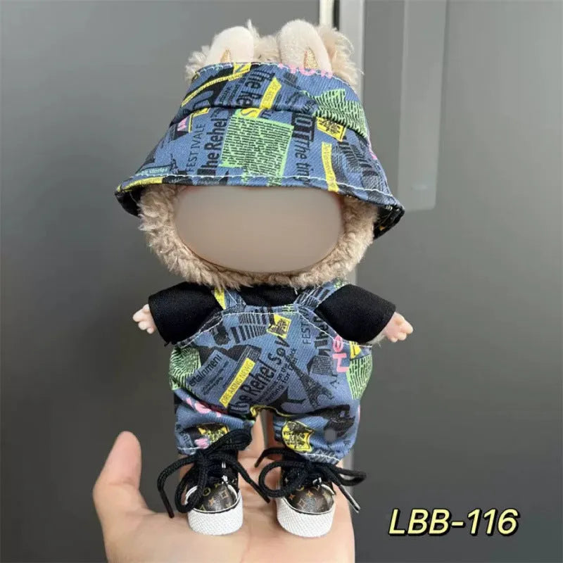 Plastic doll clothes costume for a 17cm tall vinyl figurine or action figure.