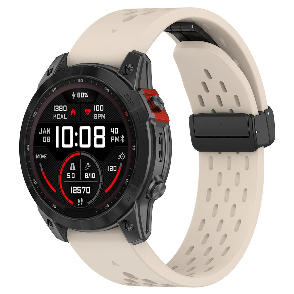 Quick release replacement watch strap for Garmin Fenix 8 and Fenix 7 Pro in multiple colours and widths.