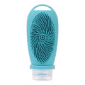 Silicone bath brush storage bottle in multiple colour options with 100ml capacity