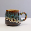 Large 400ml capacity coffee mug in mild luxury retro style with four colour options