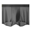 Men's ice silk graphene antibacterial shorts in bean green, showing seamless design and mid waist.