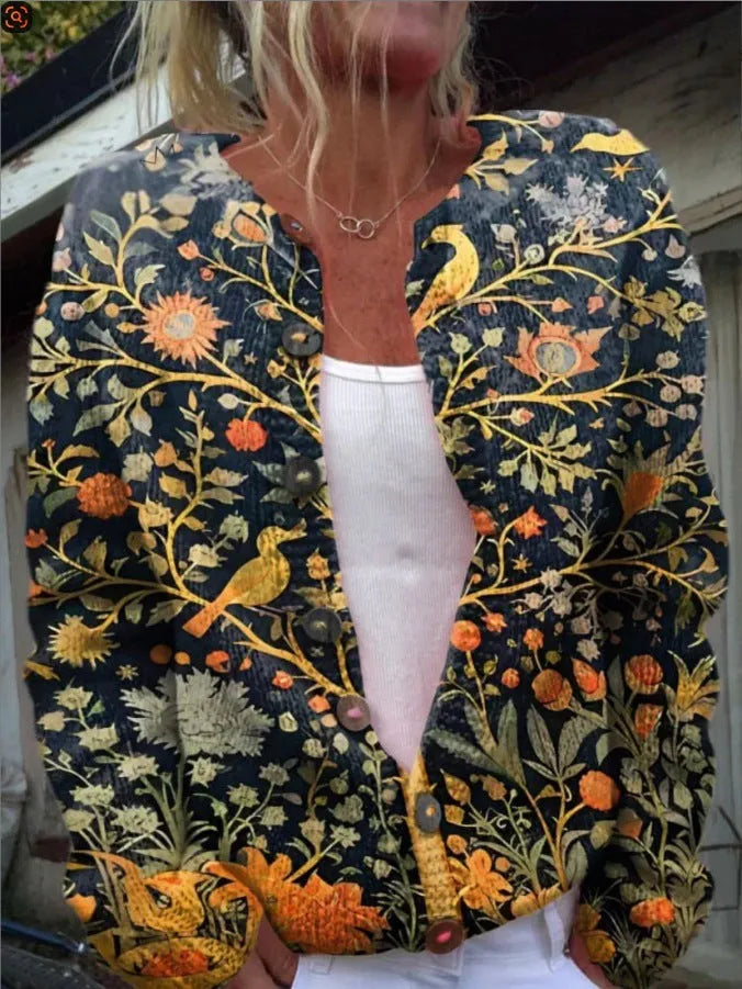 Women's long sleeve Halloween top with 3D digital printing, available in sizes S to 5XL.