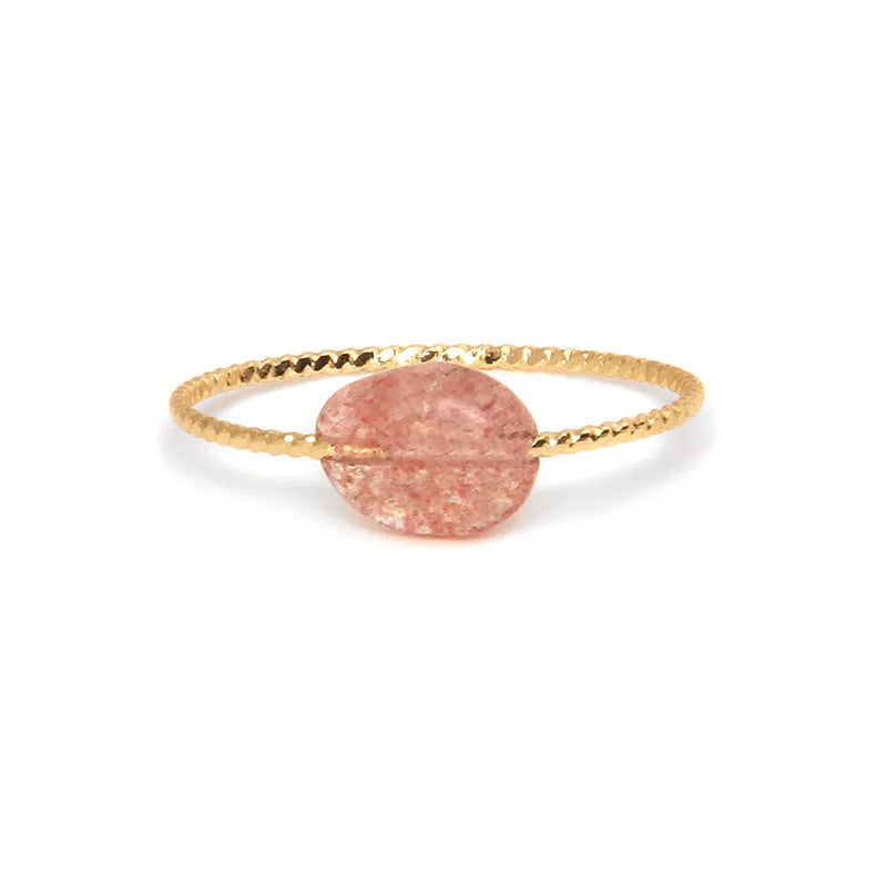 Geometric agate niche ring for women showing carved design detail in one of eight available colours
