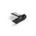 Metal drone rotating shaft set showing front spindle and left/right rear axles for quadcopter repairs