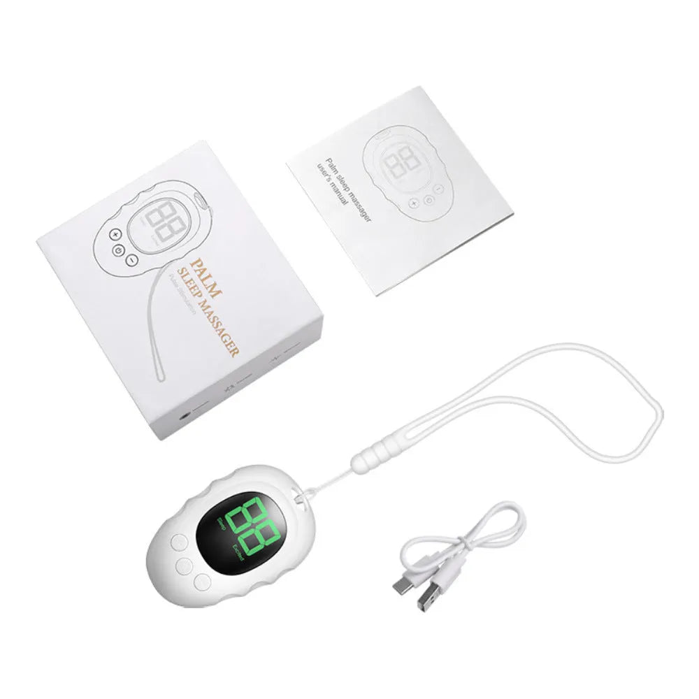 Silicone sleep aid hand grip device with handheld remote control in three colour options
