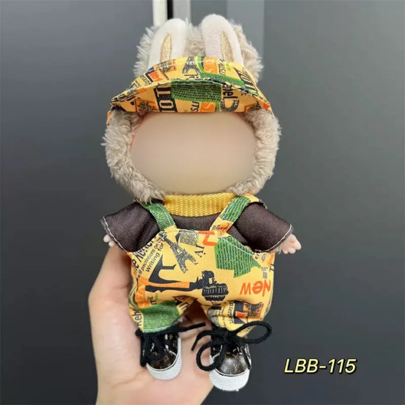 Plastic doll clothes costume for a 17cm tall vinyl figurine or action figure.