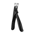 Titanium French U-shaped nail scissors with stainless steel blades and three handle colour options