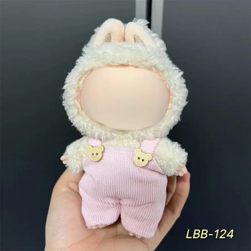 Plastic doll clothes costume for a 17cm tall vinyl figurine or action figure.
