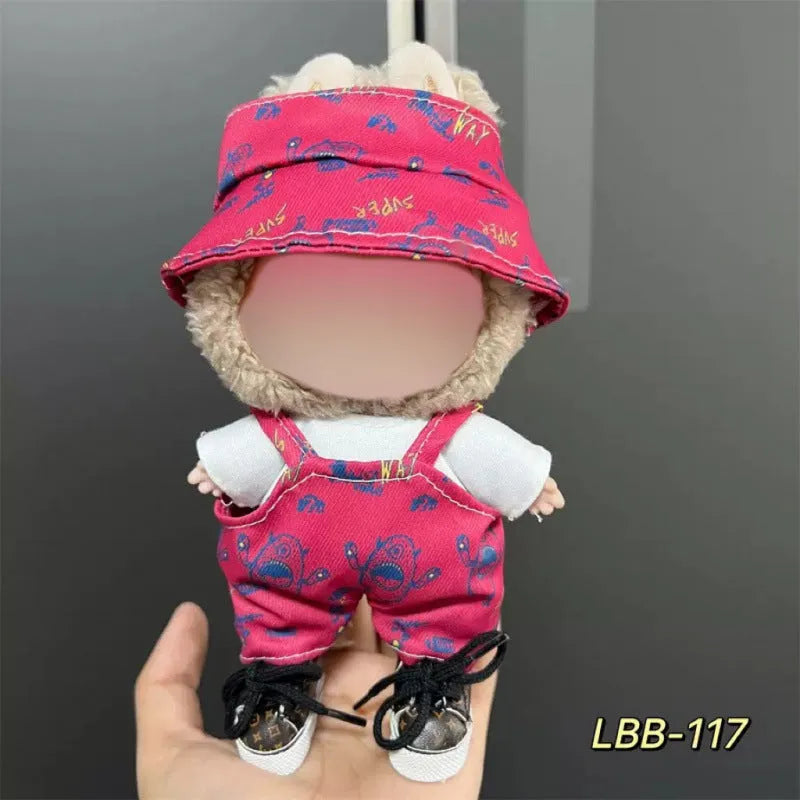 Plastic doll clothes costume for a 17cm tall vinyl figurine or action figure.