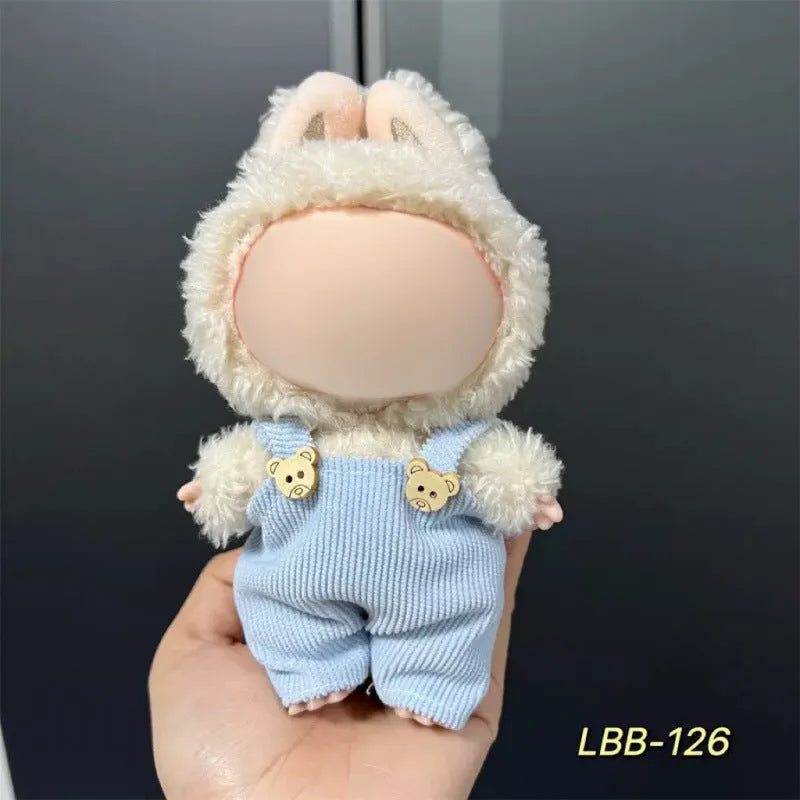 Plastic doll clothes costume for a 17cm tall vinyl figurine or action figure.