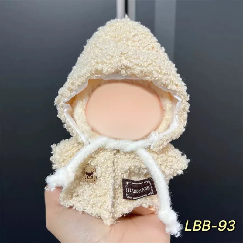 Plastic doll clothes costume for a 17cm tall vinyl figurine or action figure.