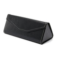 Handmade triangle folding glasses case in multiple colours with compression-resistant construction