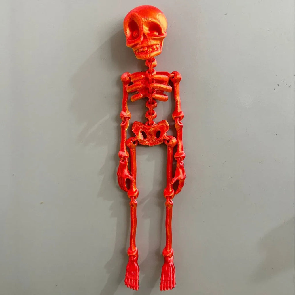 3D printed skull refrigerator magnet Halloween decoration in multiple colour options