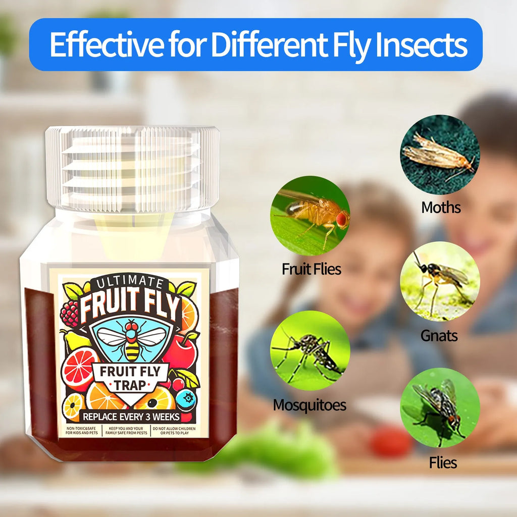 Fruit fly bait liquid bottle with SK003 new standard and old standard options