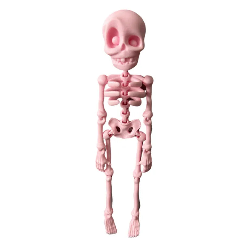 3D printed skull refrigerator magnet Halloween decoration in multiple colour options