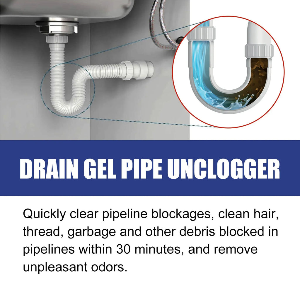 100g pipe dredge agent bottle for sewer and toilet odour cleaning and blockage dissolution