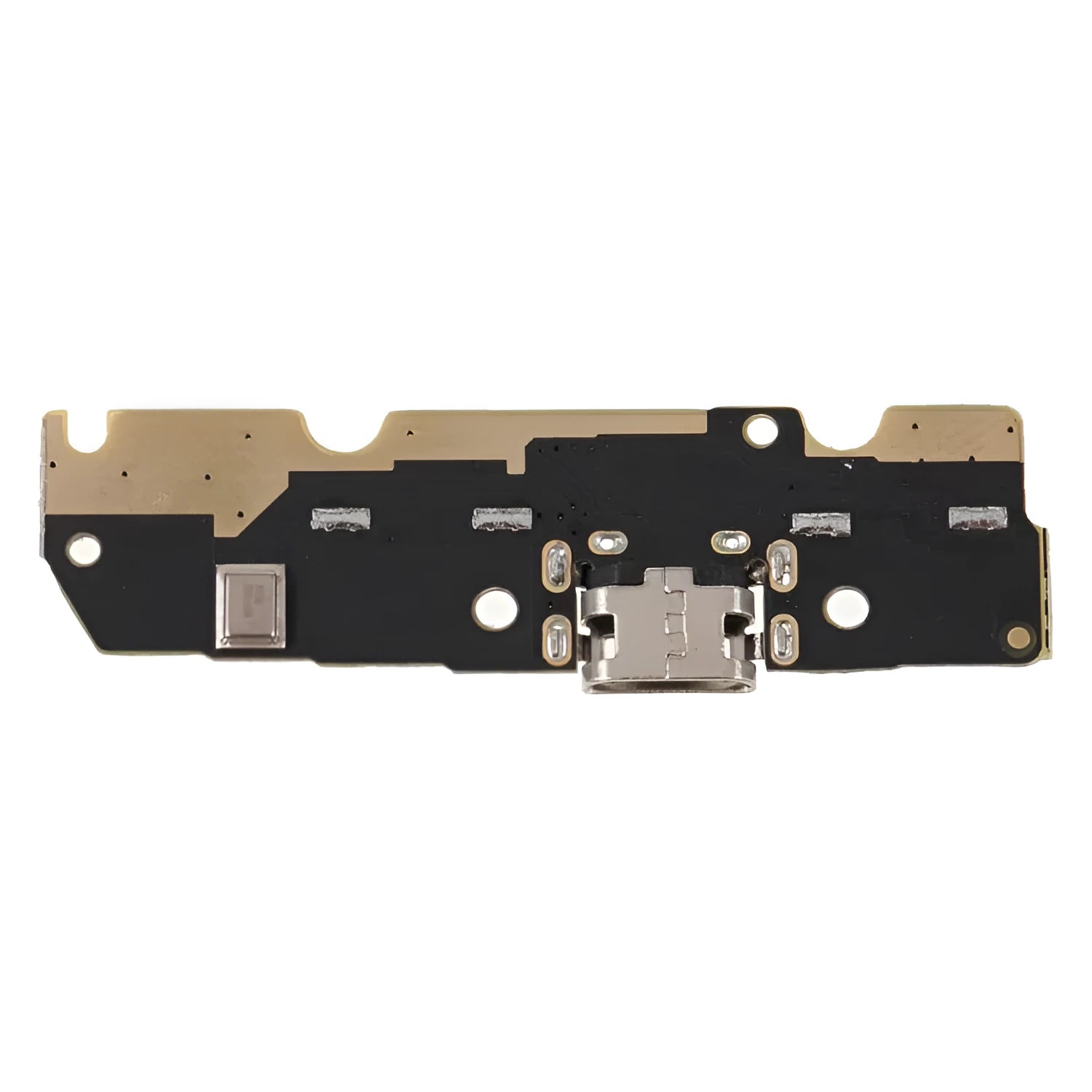 Small black aluminium tail plug board for Moto E5 motorbikes with included mounting tool