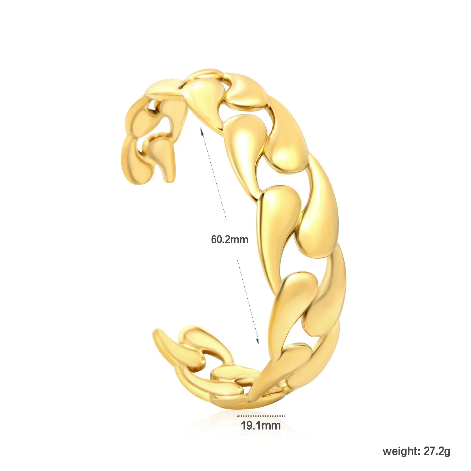 Stainless steel alloy bracelet with European American advanced design in three colour options