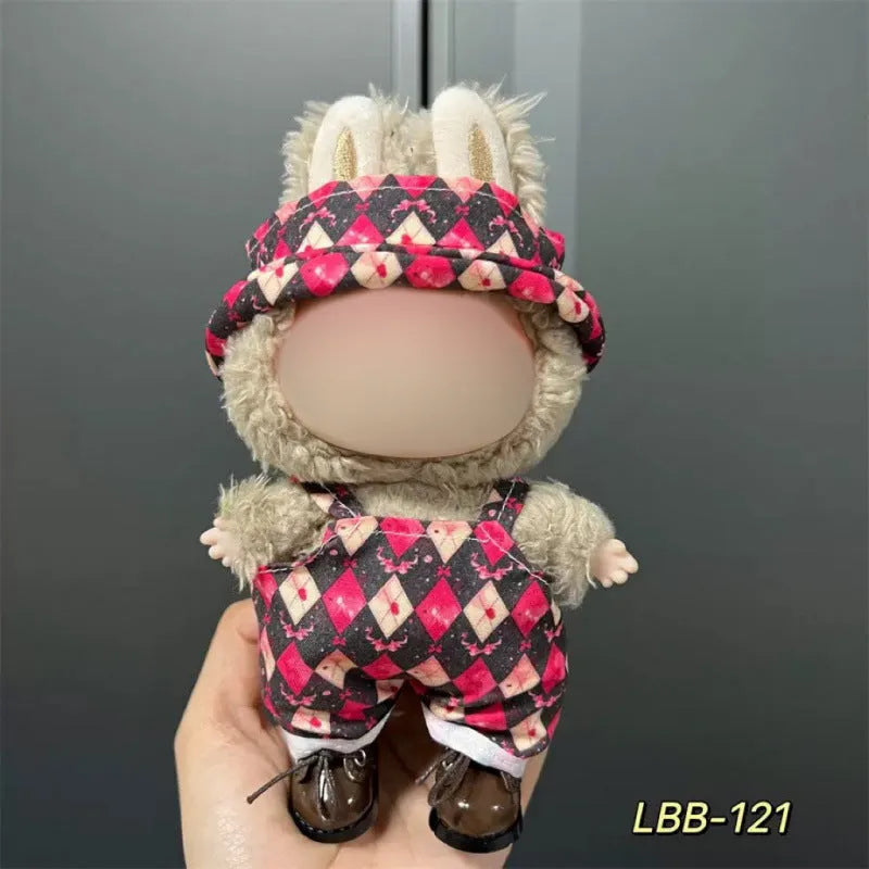 Plastic doll clothes costume for a 17cm tall vinyl figurine or action figure.