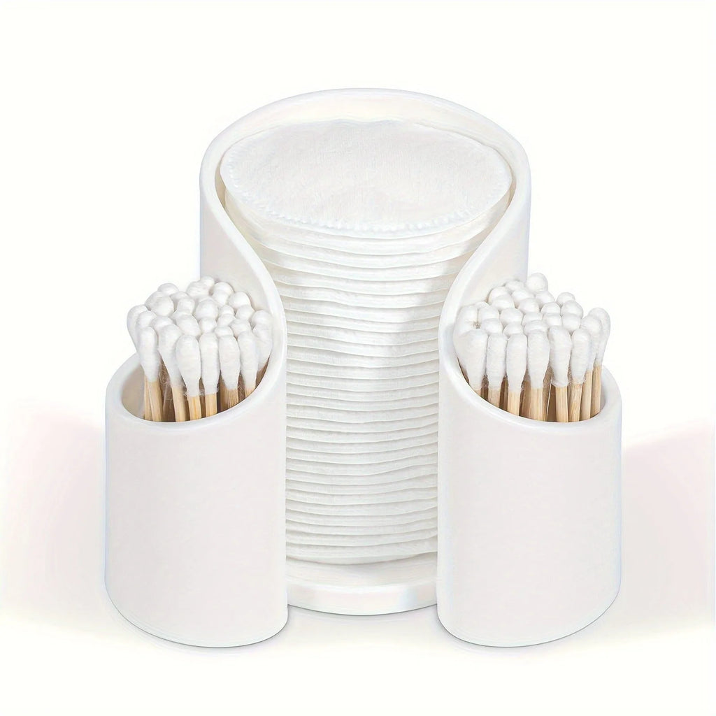 Modern simple plastic dental floss storage box in pink, white, blue, and black solid colour options.