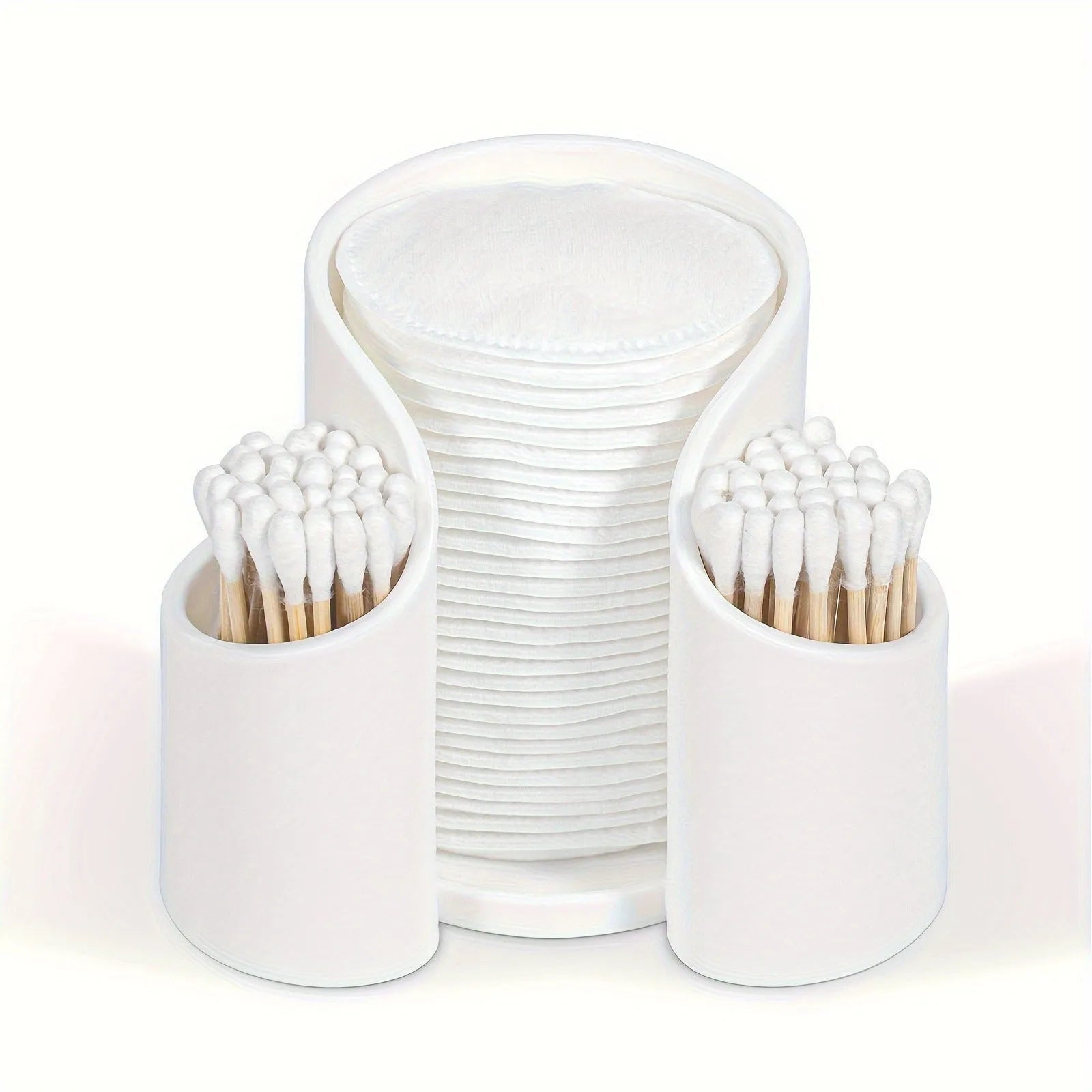 Modern simple plastic dental floss storage box in pink, white, blue, and black solid colour options.