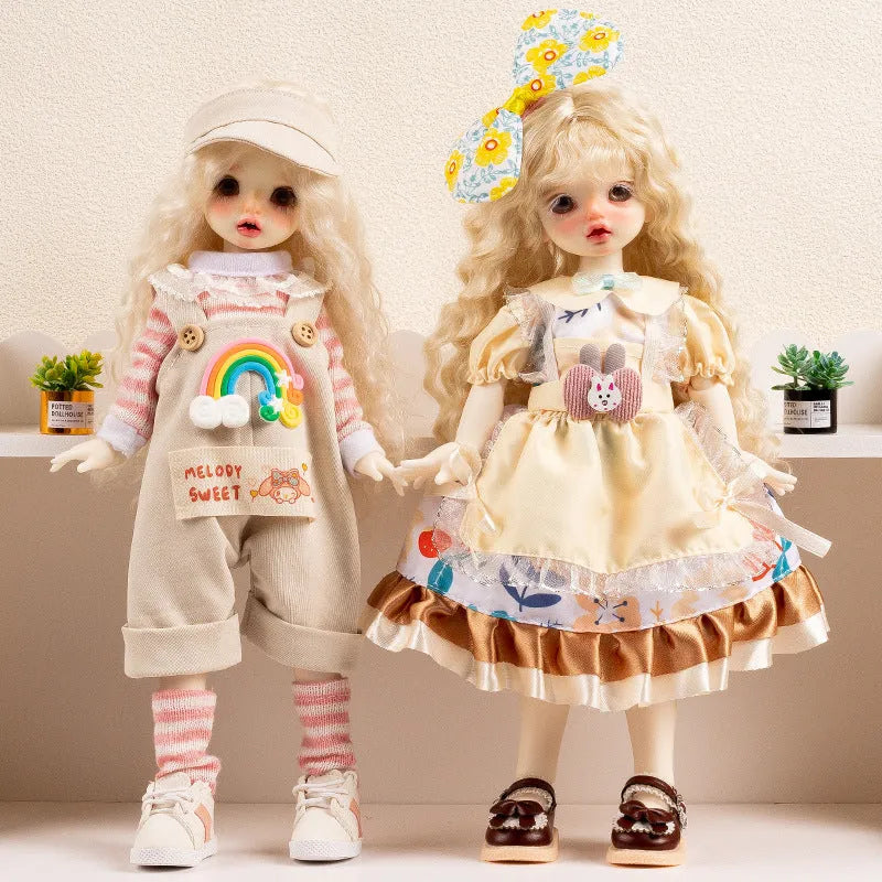 French Entry Lux Wind doll clothes in one of ten colour patterns for 7-14 year old dolls