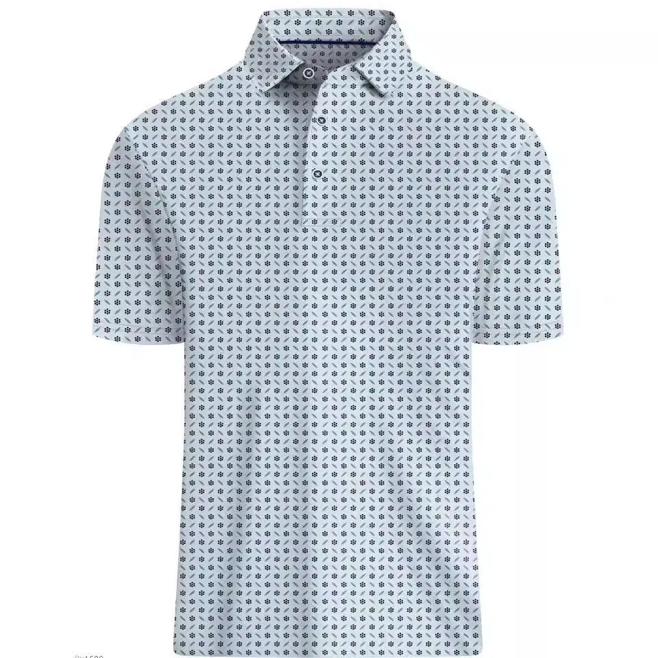 Men's 3D printed short sleeve t-shirt in Japanese retro style with mesh polyester fabric and zip details.