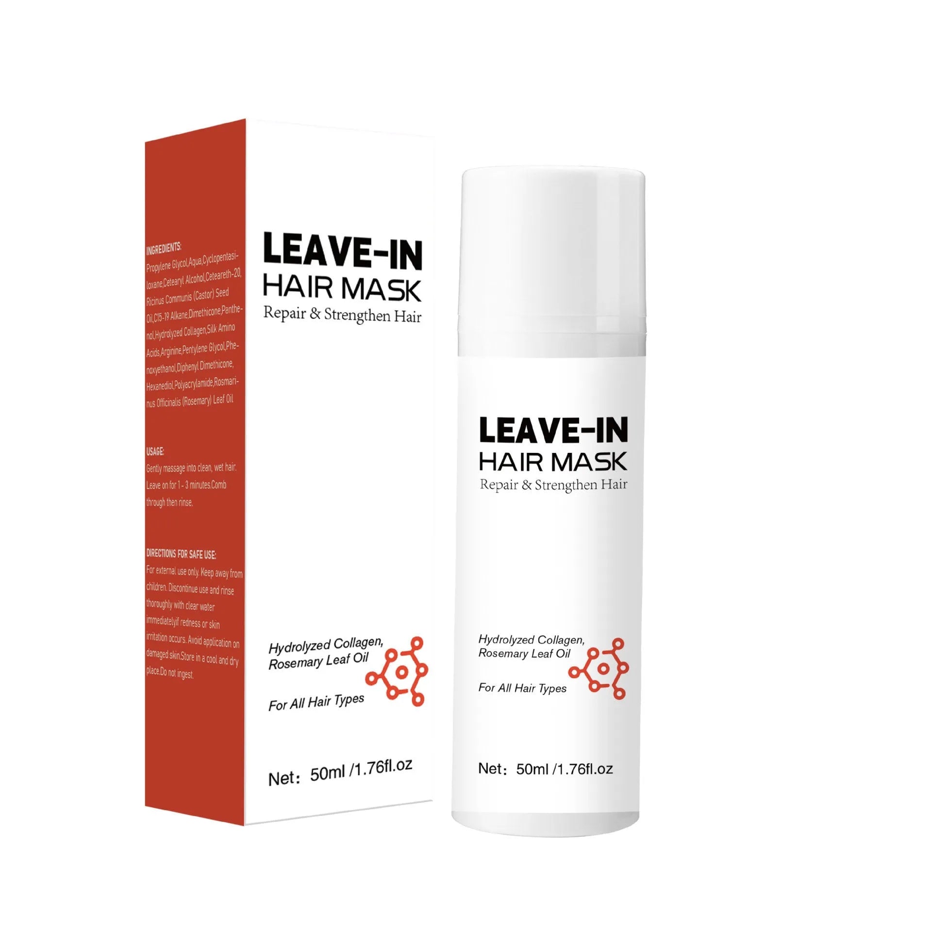 50ml hair conditioner bottle for frizzy hair treatment with softness formula