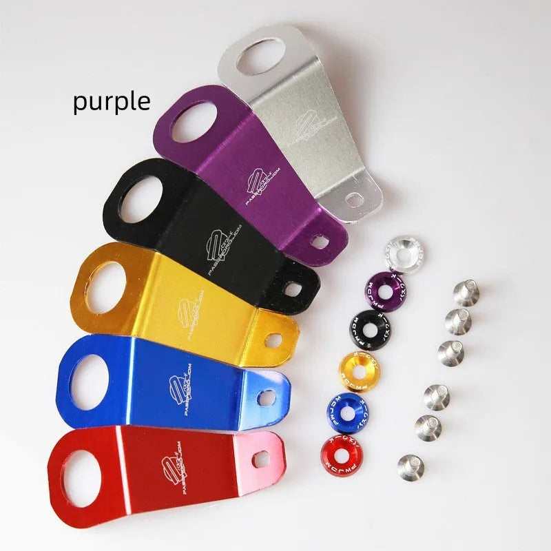 Aluminium alloy radiator mounting bracket for Civic EG big water tank in black blue gold purple red or silver