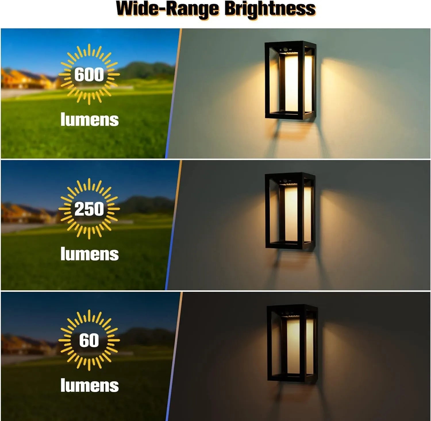 Modern Chinese outdoor solar wall lamp with plastic shell for garden installation