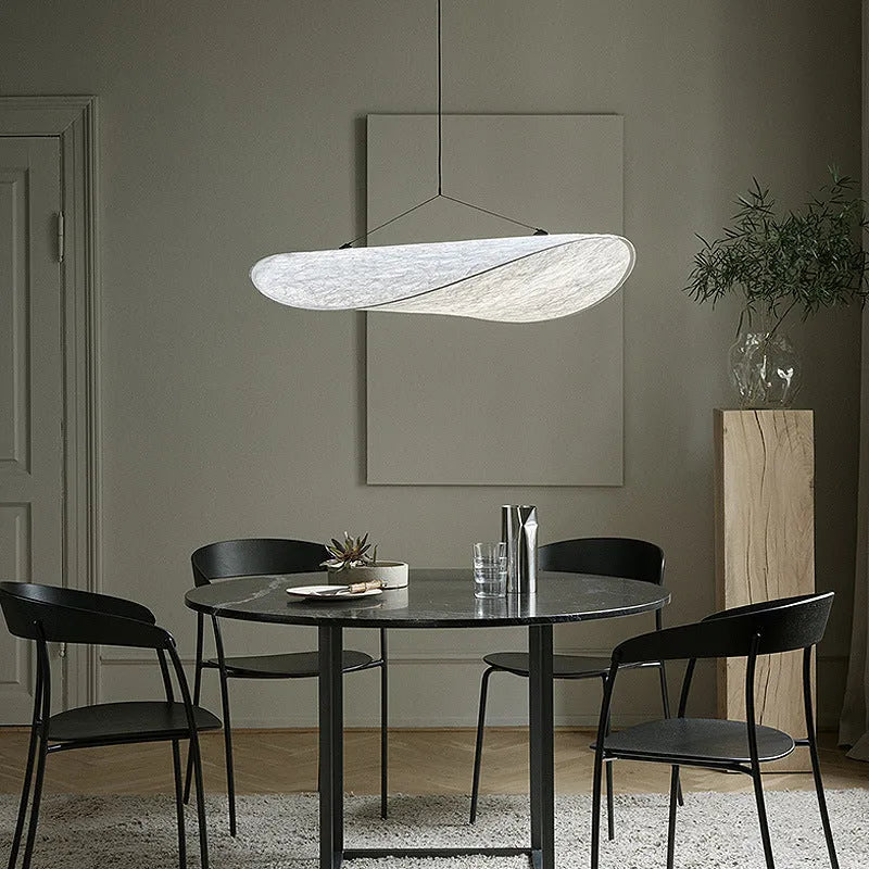 Art silk Silent Wind style chandelier ceiling light fitting for bedroom