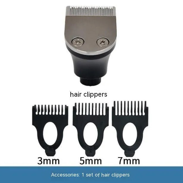 Multifunctional universal shaver accessories: replacement cutter head with 3 ABS positioning combs for hair trimming
