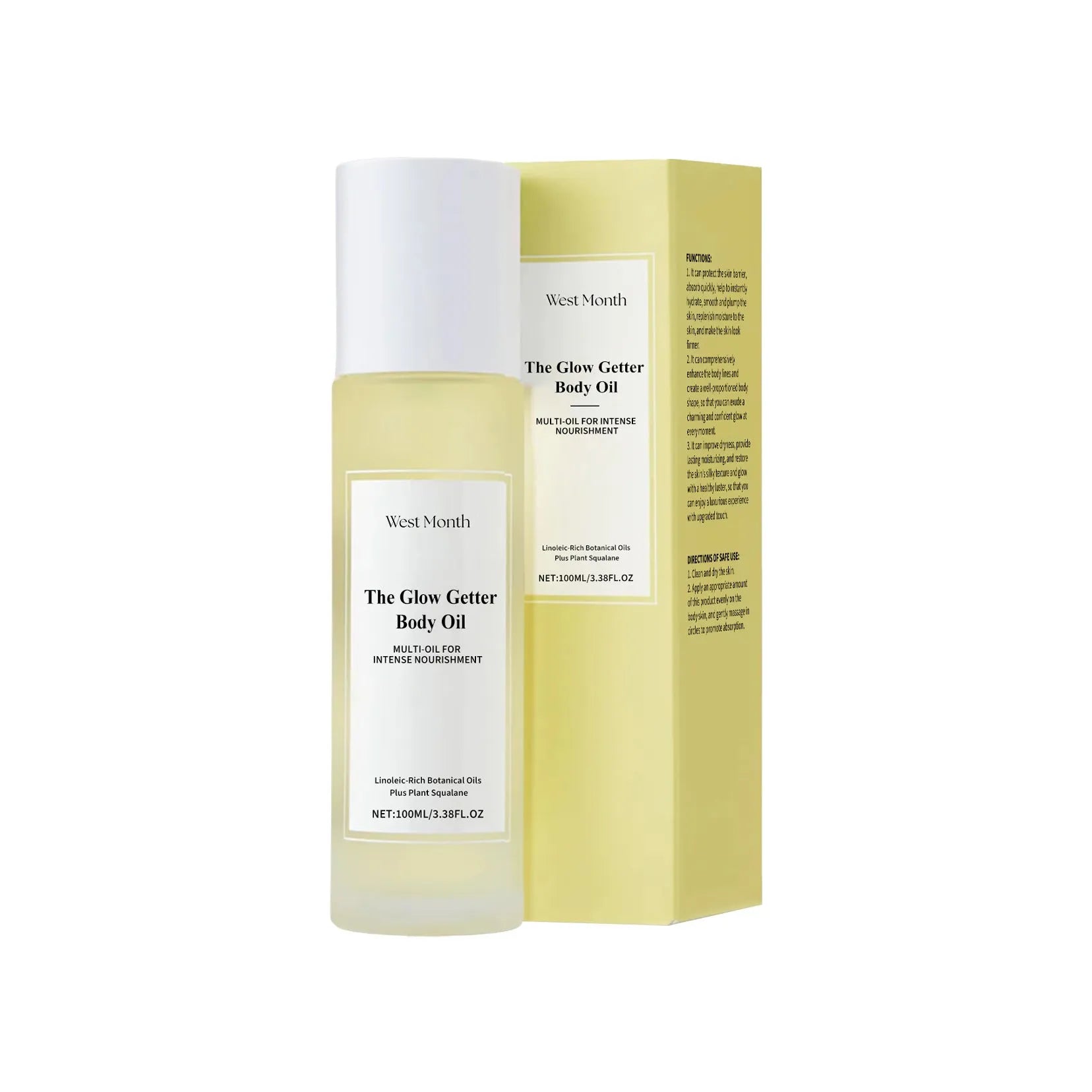 Nourishing and firming body care kit with moisturising cream and skincare oil