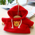 Blue hooded cloth dog jumper for medium or large sized pets.