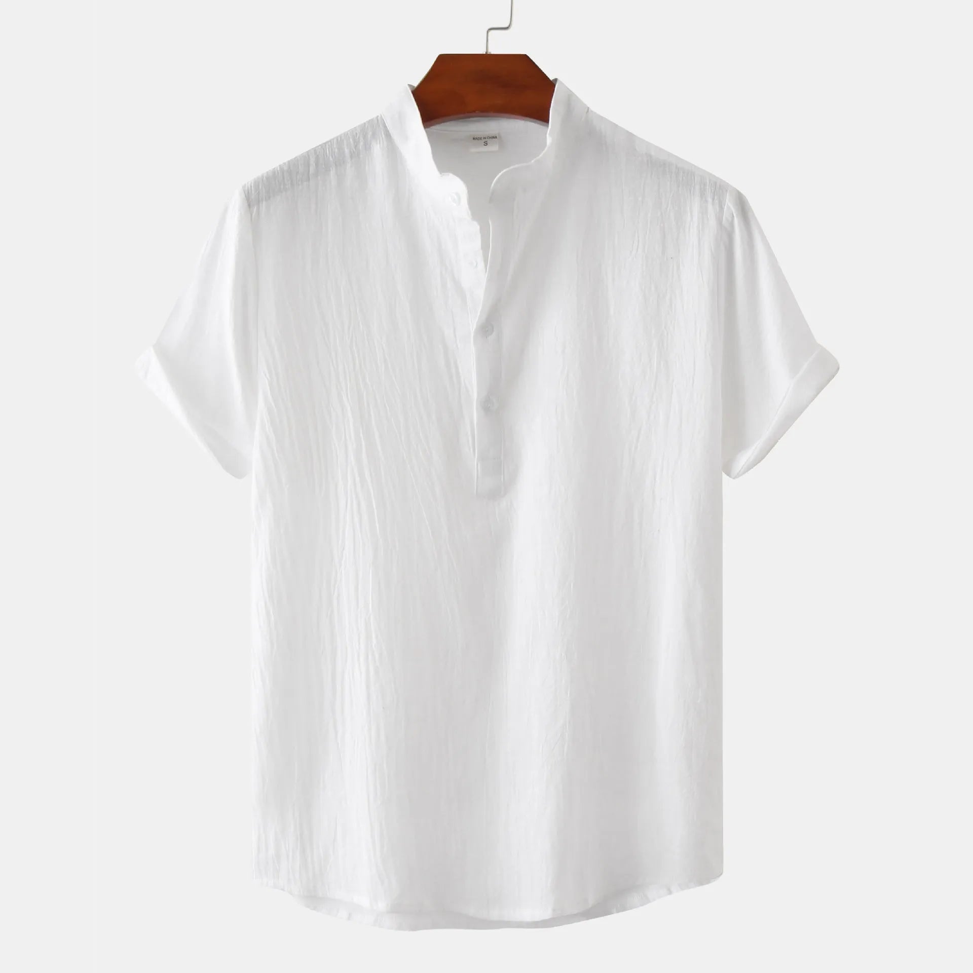 Men's casual short sleeve pullover shirt with floral print, available in multiple colours, sizes S to 2XL