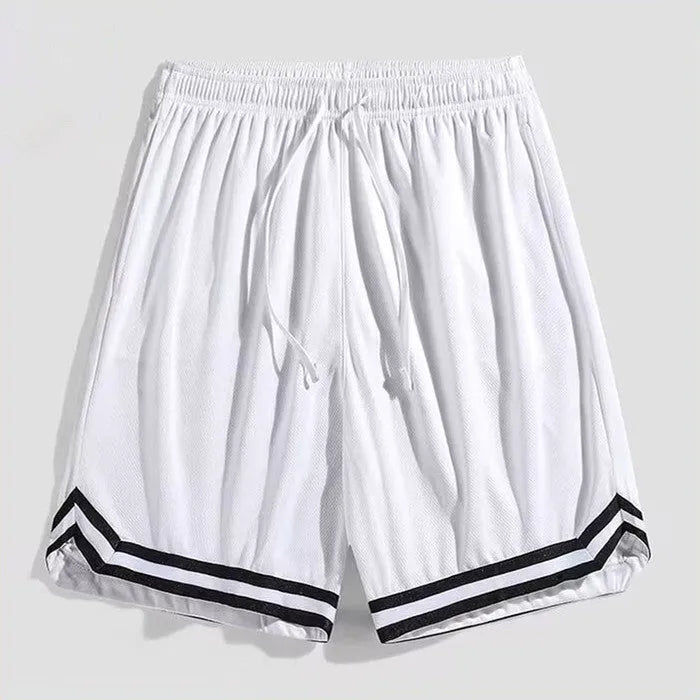 Men's gradient colour loose cropped pants in polyester fabric for casual wear