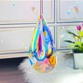 Rainbow crystal Christmas tree garden decoration with electroplated colour finish catching light