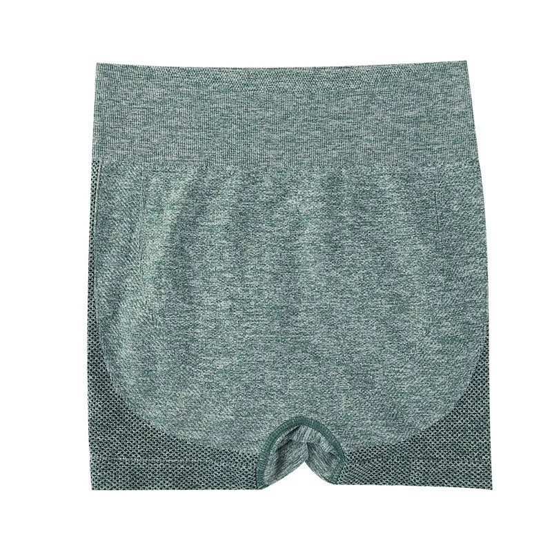 Women's high-waist yoga shorts with honey hip design in quick-drying nylon fabric