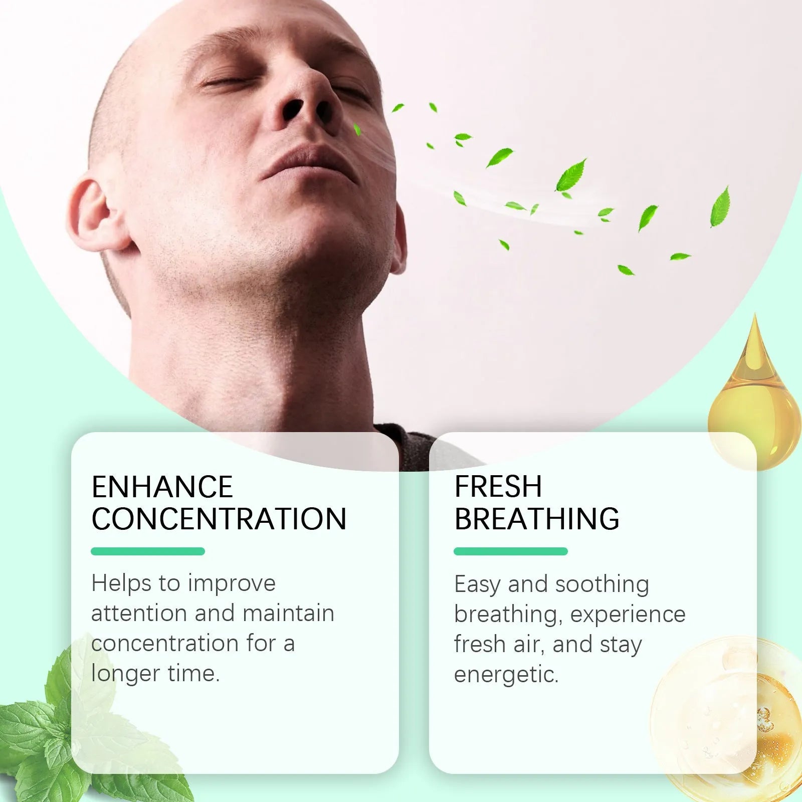 Mint Cool Nose Soothing Suit set of three 1.8ml nose sprays with menthol and spearmint