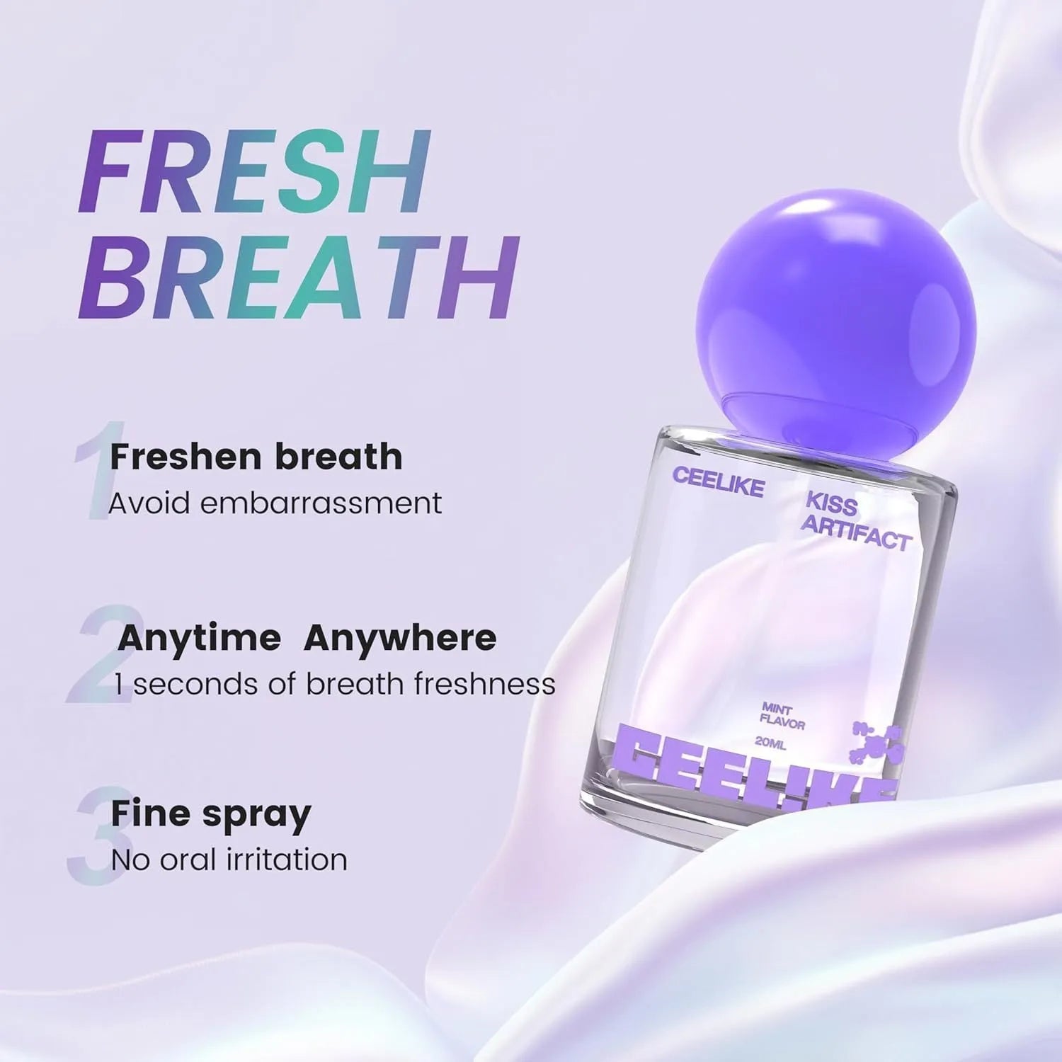 20ml portable probiotic oral spray for hydration care in body care kit