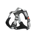 Polyester dog vest harness with chest strap and hand holding rope attachment in various colours