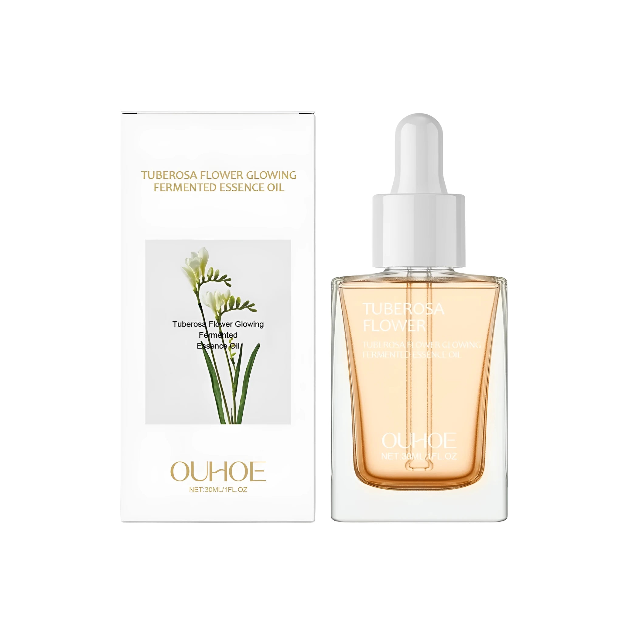 30ml bottle of firming facial oil with tuberose extract for face and neck