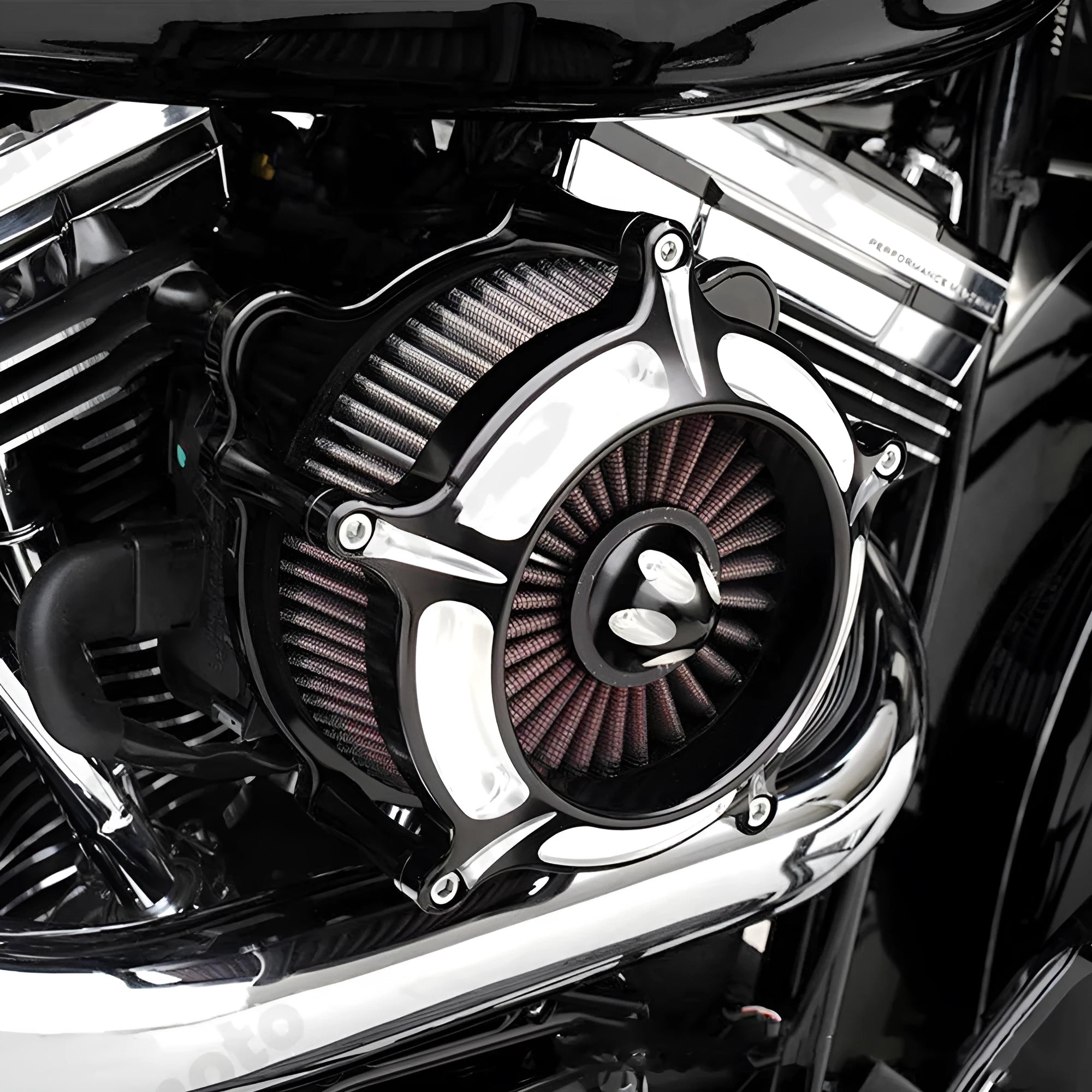 Harley-Davidson aluminium alloy large air filter for 883 and Grand Glide motorcycle models